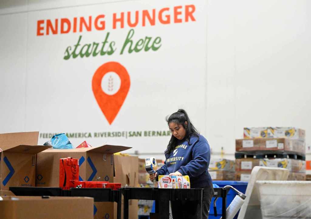 Volunteers at this Inland Empire food bank are helping their community fight against hunger