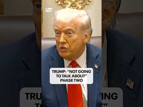 President Trump makes remarks on Phase 2 of Gaza peace plan