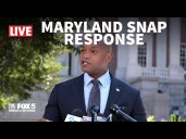 LIVE: Gov. Moore announces support for Marylanders affected by shutdown, SNAP suspension