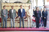 Presenta alcalde Alfonso Sánchez García Bando Solemne para conmemorar 500 años de la fundación de Tlaxcala