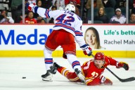 Flames beat Rangers 5-1, ending eight