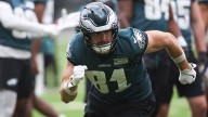 Eagles elevates tight end before Vikings matchup after Grant Calcaterra injury
