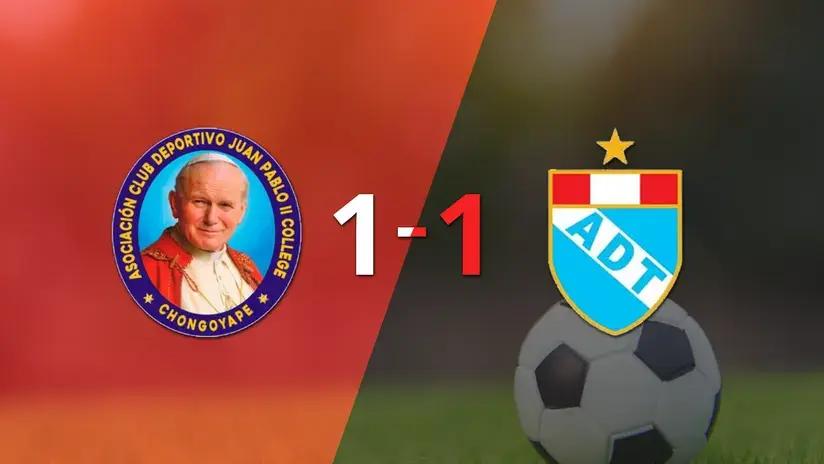 Liga 1: Empate a uno entre Juan Pablo II y ADT de Tarma