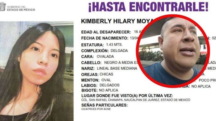 Papá de Kimberly Moya, adolescente desaparecida, agradece a vecinos por llevarles comida en medio de protestas