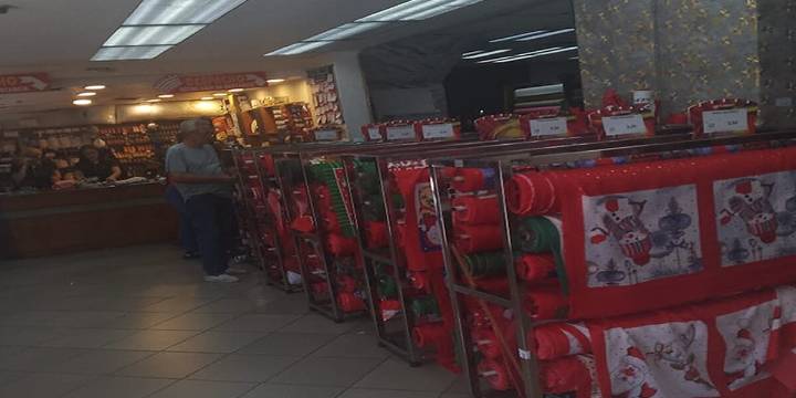 Las ventas de telas aumentan para navidad