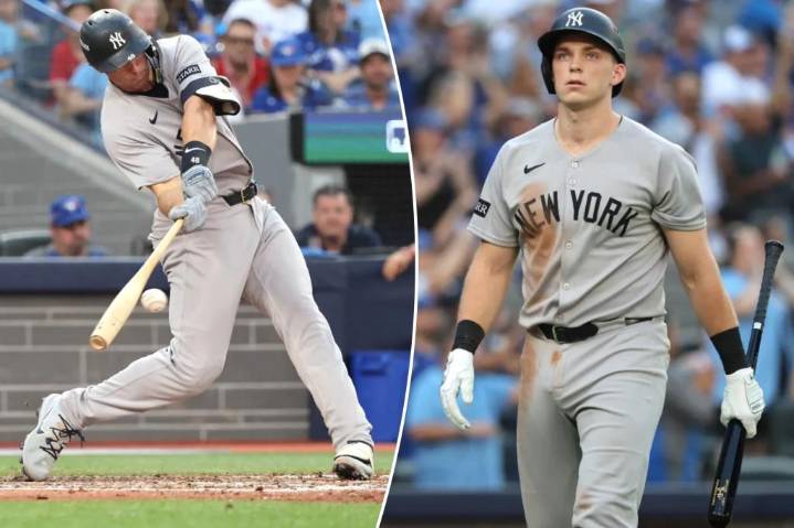 Paul Goldschmidt replaces Ben Rice in Yankees' Game 4 lineup