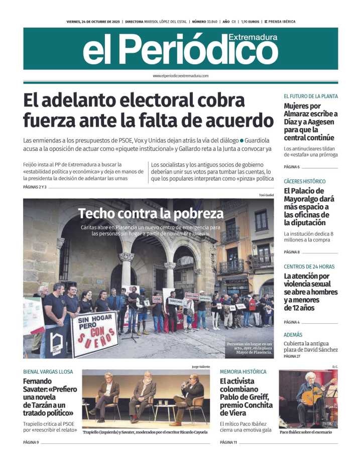 Consulta la portada correspondiente al día 24 de octubre de 2025