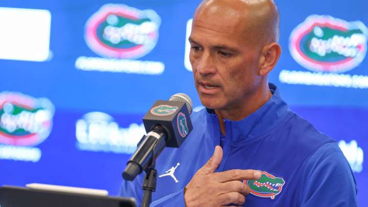 Hear Florida football's Billy Gonzales give his first opening statement as interim coach
