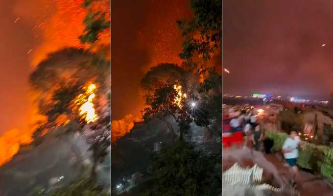 China: espectáculo de drones termina en incendio en Liuyang