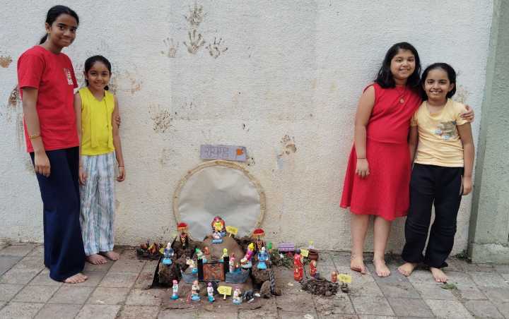Pune: Children Of Tamara Society Celebrate Diwali With Fort Making Tradition In Rahatani