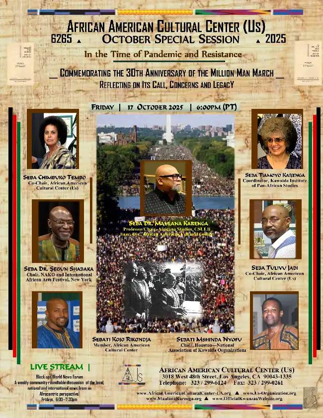 Commemorating the 30th Anniversary of The Million Man March