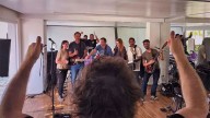 Milei prepara un acto-show en el Movistar Arena: ensayo con banda y Lilia Lemoine