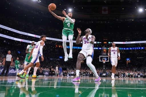 Maxey scores 40 points as 76ers rally to beat Celtics 117