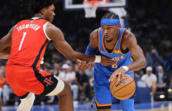 Thunder vence a los Rockets