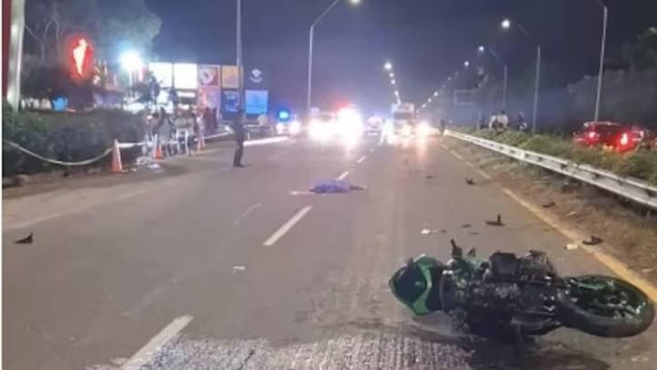 Quedó en video tragedia por piques en motos: se confirma la tercera muerte de joven por accidente en la Vía al Mar