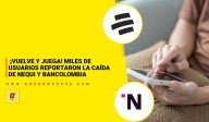 Nequi y Bancolombia volvieron a presentar fallas en sus apps.