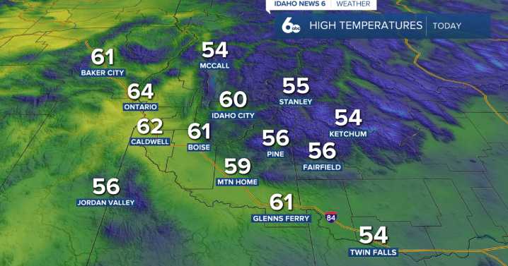 Sunshine and clear skies before rain and mountain snow return this weekend