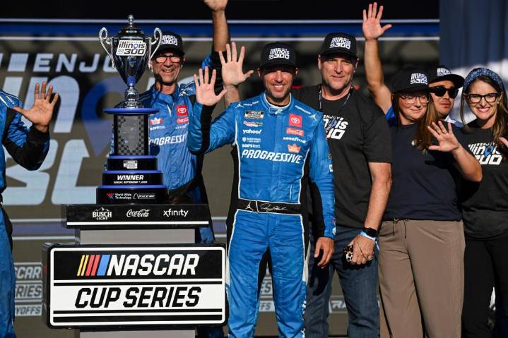 Bubba Wallace calls it a somber week after Denny Hamlin’s controversial move at Kansas Speedway