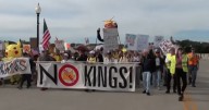 ‘No Kings’ protesters gather in Washington