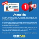 CEDENAR alerta sobre información falsa que circula en redes sociales