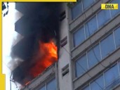 Massive fire at JMS Business Centre in Mumbai, several stranded on top floor