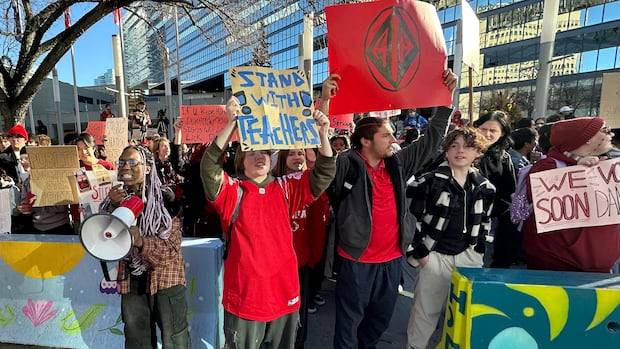 Calgary students among thousands across Alberta taking part in provincewide walkout