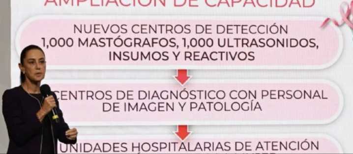 Anuncian plan contra el cáncer de mama con inversión de 8 mil millones de pesos