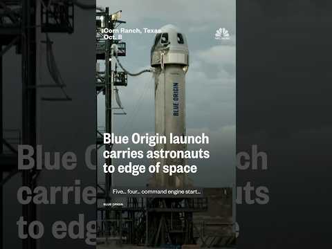 Blue Origin launch carries astronauts to edge of space