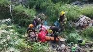 Hombre ebrio cae a un arroyo en Monterrey
