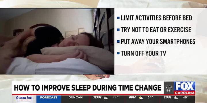 How to improve sleep during time change