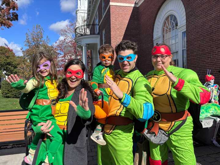 Costumed Kids Enjoy West Hartford Halloween Stroll