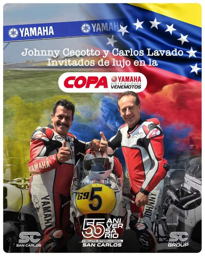Johnny Cecotto y Carlos Lavado recibirán homenaje en San Carlos