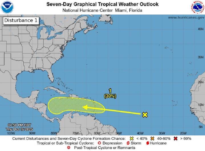 Surge amenaza ciclónica para el Caribe, ¿es riesgo para la Península de Yucatán?
