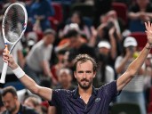 Resilient Medvedev cruises into Shanghai semifinal