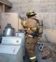Atiende Protección Civil flamazo en tanque de gas