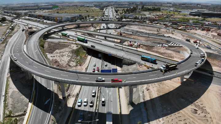 Estructura única en su clase: Habilitan segundo ramal en altura del enlace tipo "molino" entre Autopista Vespucio Norte y Ruta 68