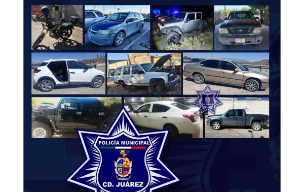 Desde Versa 2017 hasta Hummer 2003, entre vehículos robados y recuperados