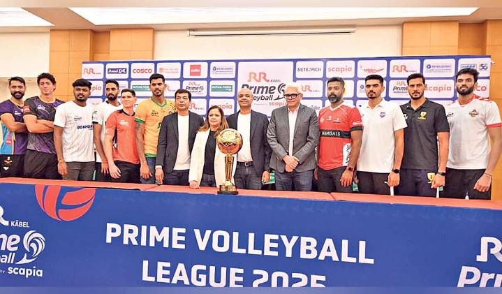 Prime volleyball league in city from Oct 2