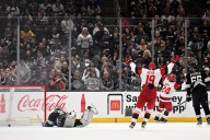 Kings’ rally stalls in overtime loss to Hurricanes