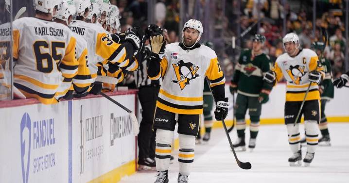 Rust has a goal and an assist as Penguins win 4-1 to send Wild to fifth straight loss