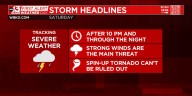 ALERT DAY: Severe storms possible Saturday night