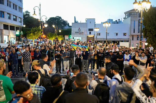 Manifestantes de la Generación Z en Marruecos exigen rendición de cuentas y reforma educativa