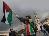 Colombianos mostraron con diversas acciones solidaridad con Palestina