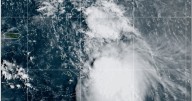 Tropical Storm Jerry to become hurricane in open water