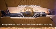 On Your First Feast, St. Carlo: A Letter from a Friend on Earth