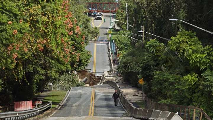 Una extraña lluvia en Florida causó daños de un huracán en varias zonas. Estas son las vías dañadas por el fenómeno meteorológico