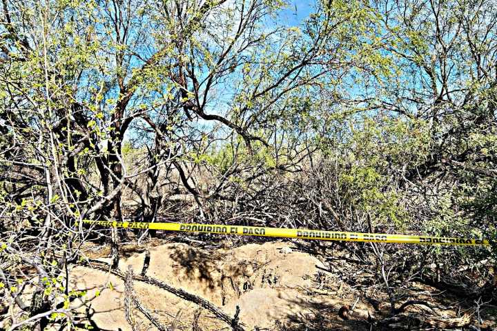 Primera búsqueda de octubre en La Paz; localizaron 2 fosas en la carretera a San Juan de la Costa 