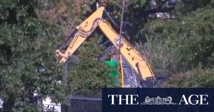 All the White House East Wing torn down for Trump renovation