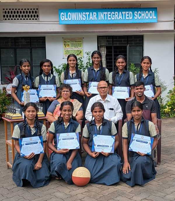 Udupi: Glowinstar Integrated School students shine at AICS basketball tournament