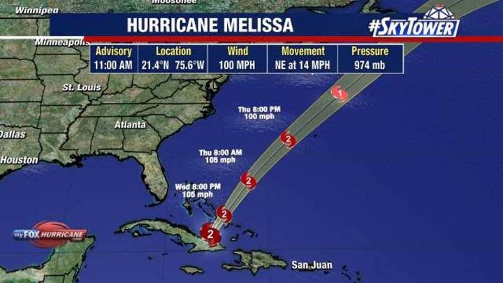 Hurricane Melissa makes second landfall in Cuba after lashing Jamaica as a Category 5 storm